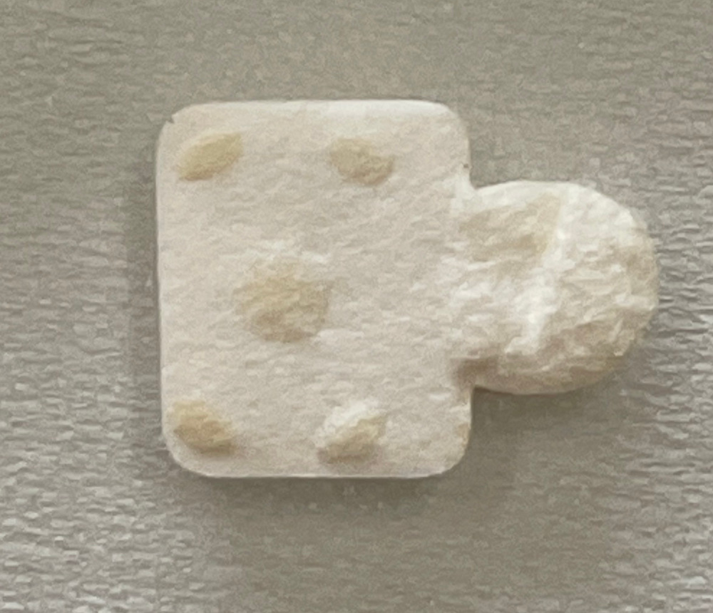 保水シートの変色 再現検証 拡大