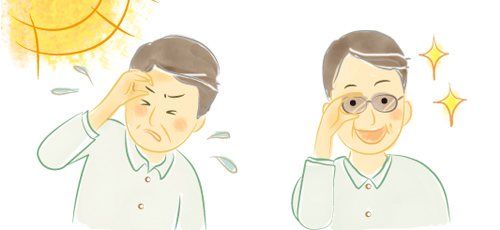 眼疾患・眼病予防におすすめのメガネ・サングラス