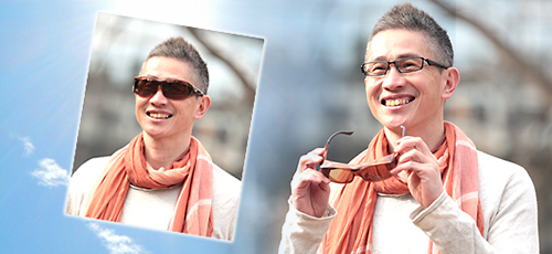 オーバーサングラス