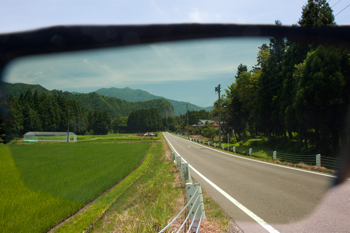 偏光レンズ越しの風景