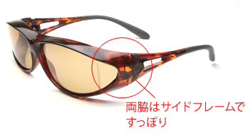 オーバーグラスのサイドフレーム