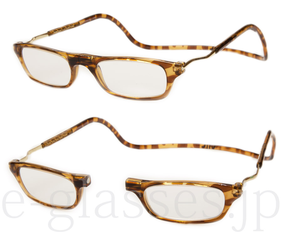 首から掛ける老眼鏡　クリックリーダー