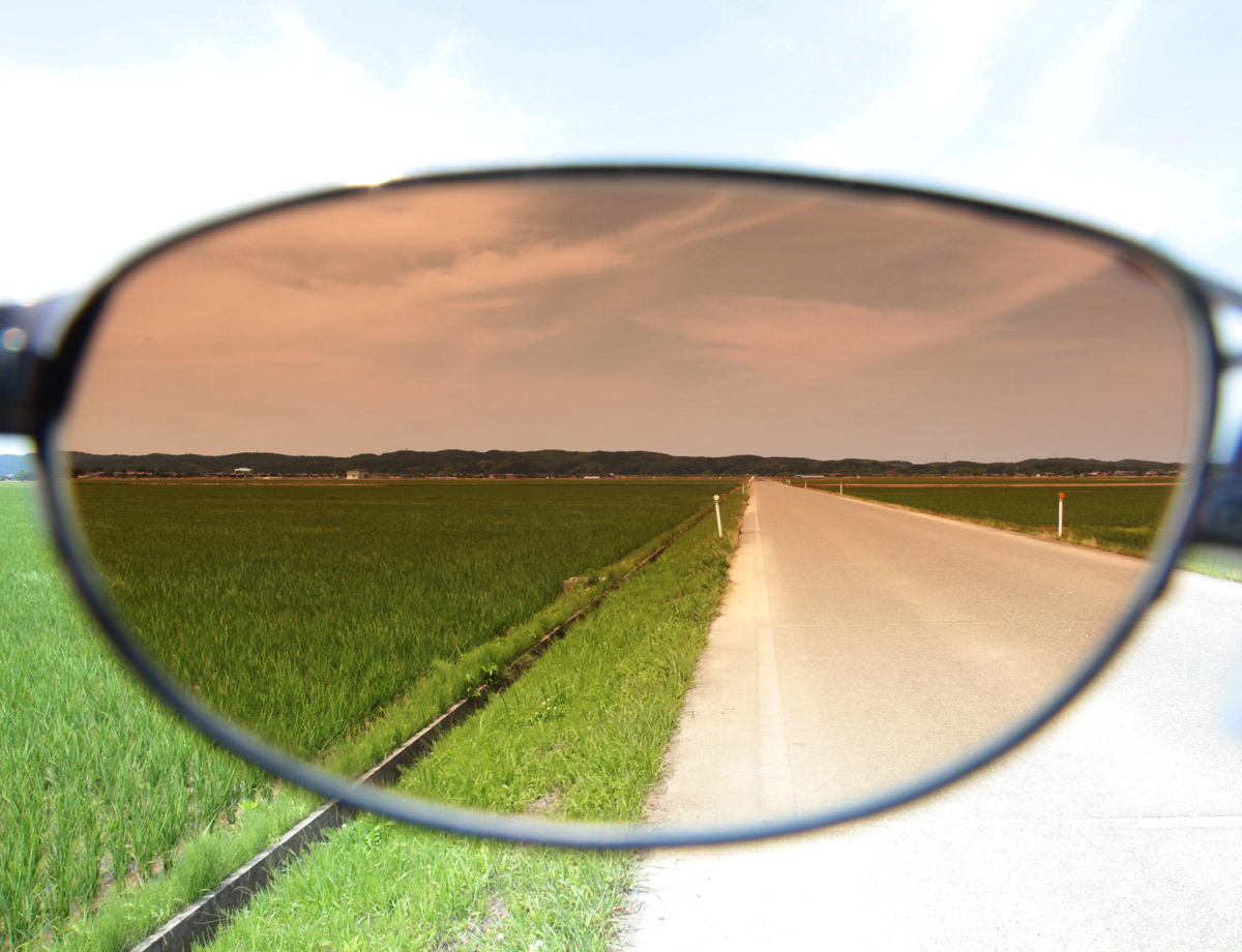 田園風景での見え方