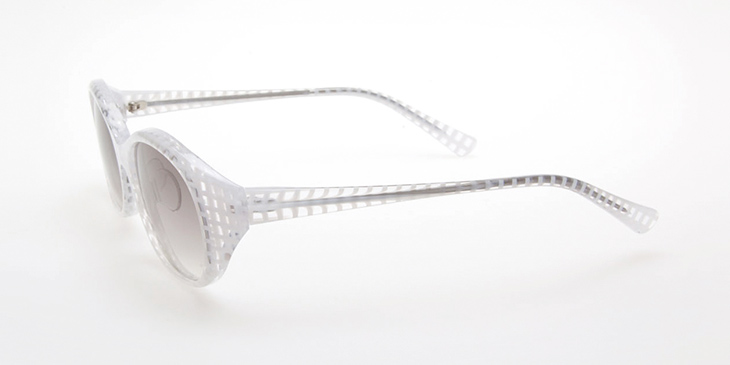 オールタイムサングラス　ルチア（チェックホワイト）