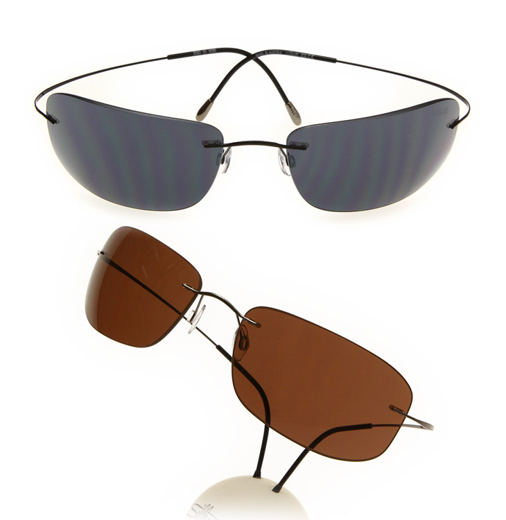 シルエット　チタンミニマルアート　サングラス