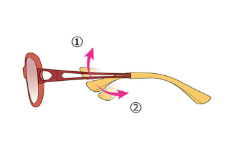 フロントの上下位置の調整