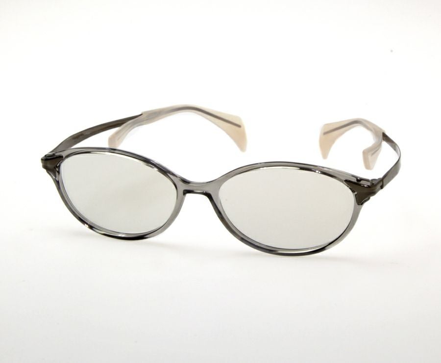 UkiHanaメガネ4506　ライトグレー　+HYDE