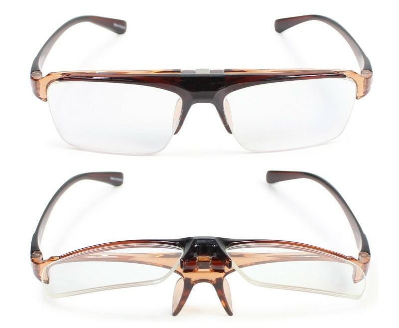 ハネ上げ老眼鏡 LTP301-CBR