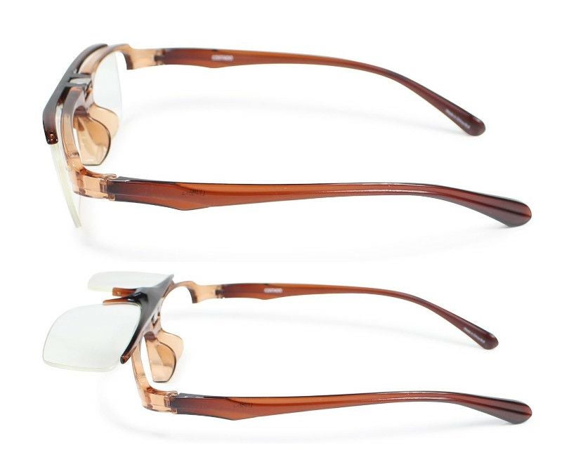 ハネ上げ老眼鏡 LTP301-CBR