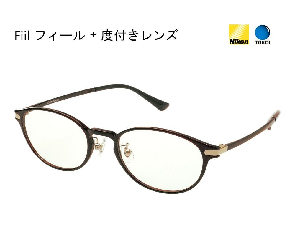 Feel フィール メガネ +ブルーライトカット 度付き | メガネのまつい