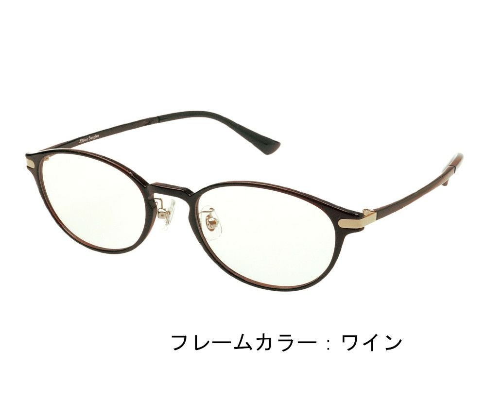 フレームカラー：ワイン